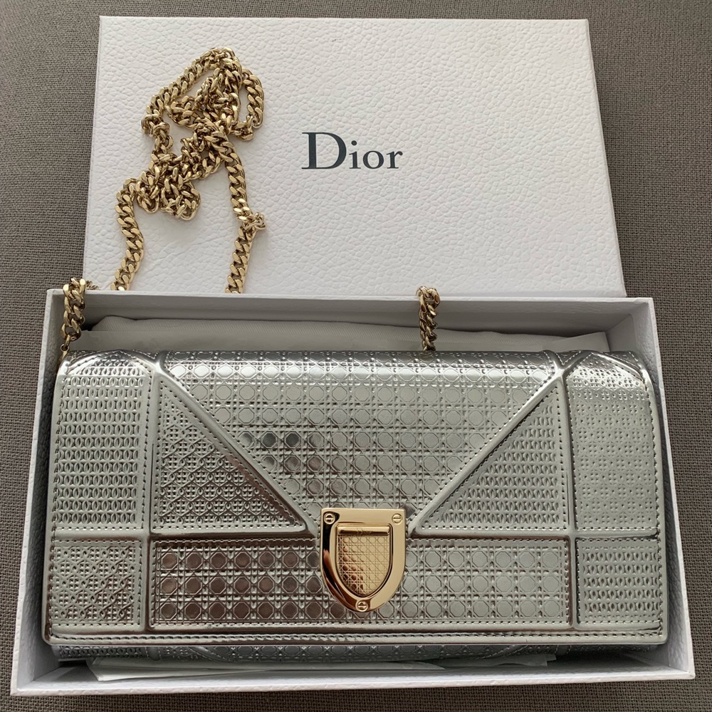 Christian Dior Diorama Croisière Wallet on Chain